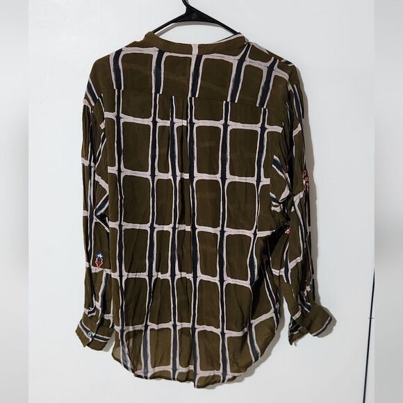 V DE VINSTER DELHI SHIRT KHAKI - Picture 4 of 5